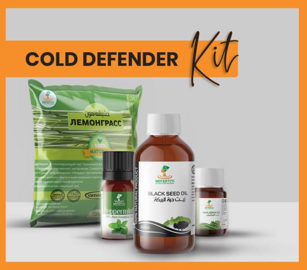 Nefertiti NaturalOilsHerbs Cold Defender Kit En 1