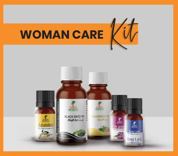 Nefertiti NaturalOilsHerbs for Woman Care Kit En 1